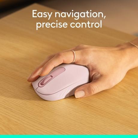Logitech M196 Bluetooth Wireless Mouse, Rose-4