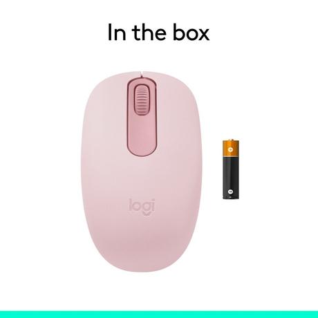 Logitech M196 Bluetooth Wireless Mouse, Rose-8