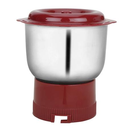 Maharaja Whiteline Mark-1 450W 2 Jars Juicer Mixer Grinder, Centrifugal Juicer, JX-100, White and Red-4