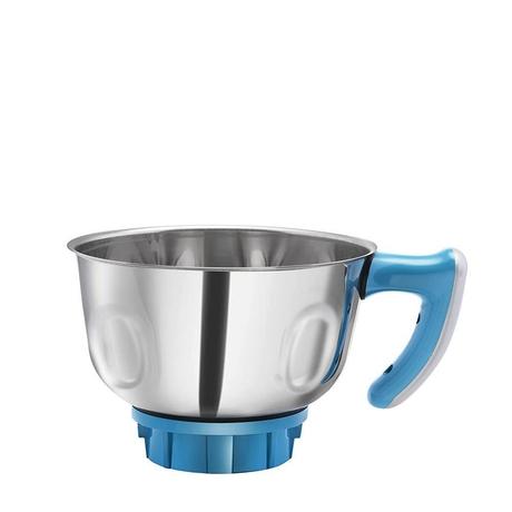 Maharaja Whiteline Duramaxx 800 Watts 4 Jars Mixer Grinder, 100 percent Copper Motor, Food Grade Safe, Turquoise Blue and Silver-6