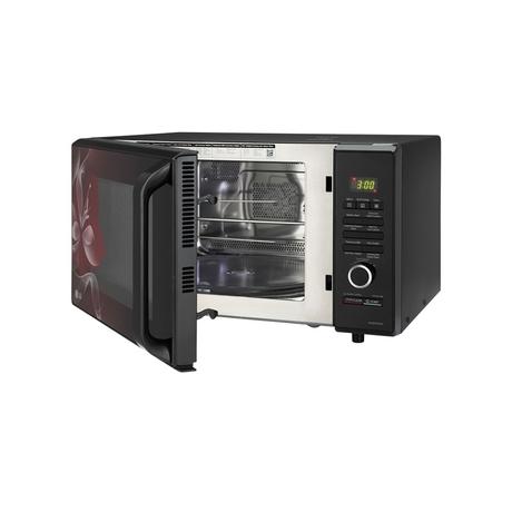 LG MJ2887BWUM 28L Convection Microwave Oven 301 Auto Cook Menu, Black-3