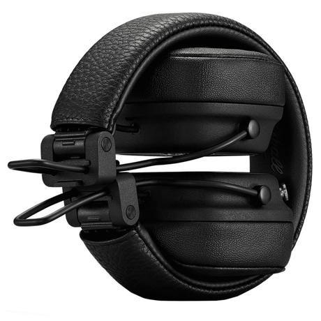 Marshall Major IV Wireless Bluetooth Headphone, More than 80 hrs of playtime, 40 mm Dynamic Driver, Multi-Directional Control Knob, Custom-tuned Dynamic Driver, Wireless charging, Black-2