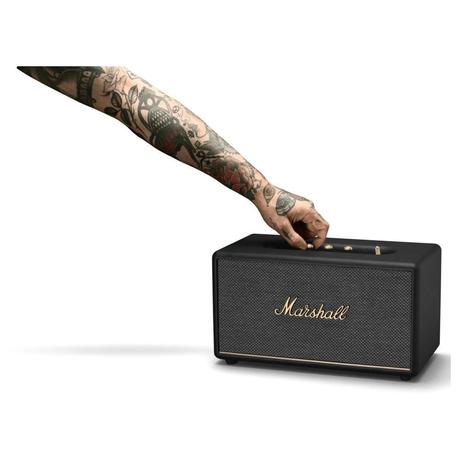 Marshall Stanmore III Bluetooth Speaker with Volume Control Knob, Bass-Reflex, Play/Pause Button, Room Filling Sound, Black-8
