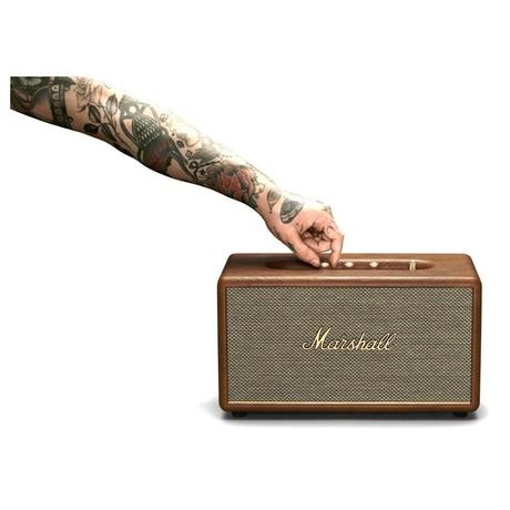 Marshall Stanmore III Bluetooth Speaker with Volume Control Knob, Bass-Reflex, Play/Pause Button, Room Filling Sound, Brown-1