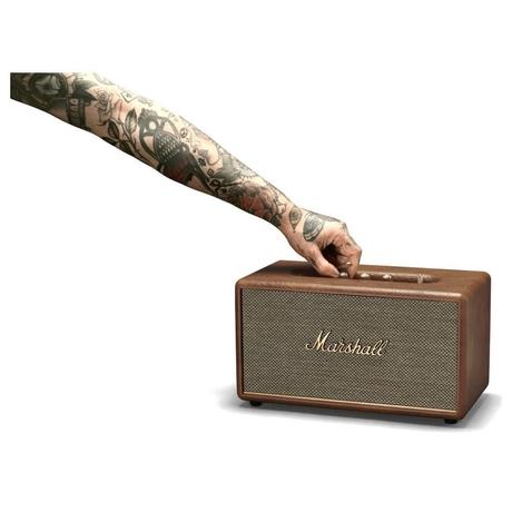 Marshall Stanmore III Bluetooth Speaker with Volume Control Knob, Bass-Reflex, Play/Pause Button, Room Filling Sound, Brown-11