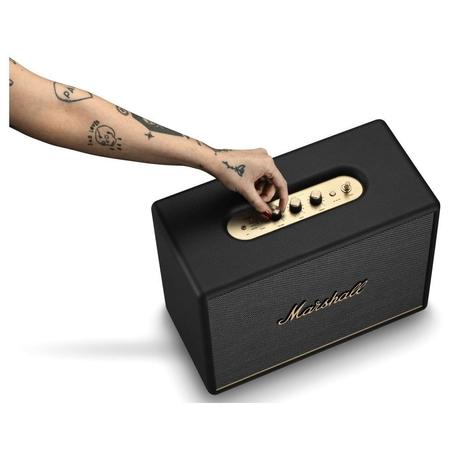 Marshall Woburn III Bluetooth Speaker with Volume Control Knob, Bass-Reflex, Play/Pause Button, HDMI input, RCA Input, Black-4