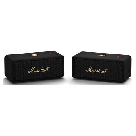 Marshall EMBERTON 2 Bluetooth Wireless Speaker, More than 30 hrs of playtime, IP67 dust & water resistance (Black and Brass)-4