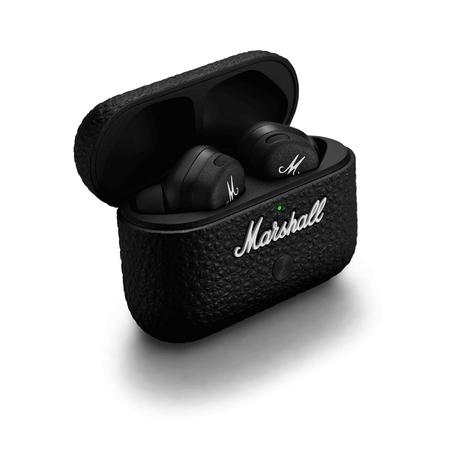 Marshall Motif II A.N.C. True Wireless Earbuds, 43 hrs of Playtime, Intutive Touch Controls, IPX5 Water Resistance, 6 mm Dynamic Drivers, Wireless Charging, Black-3