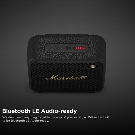Buy Marshall WILLEN II Bluetooth Speaker, Black and Brass at