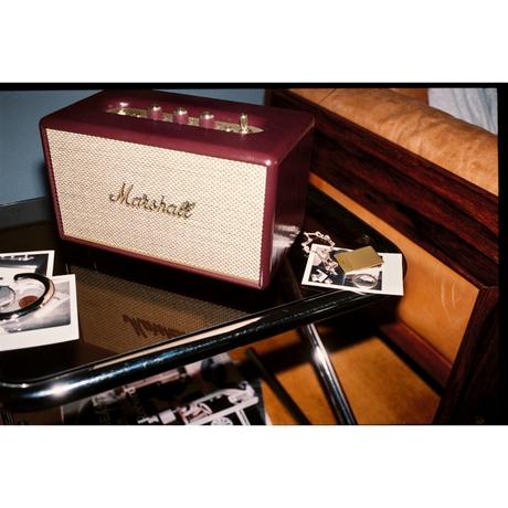 Marshall Acton III Bluetooth Speaker, Burgundy-7