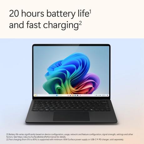 Microsoft Surface 2036 Standard Laptop (Qualcomm Snapdragon X Elite/16 GB/1 TB SSD/Qualcomm Adreno GPU/Windows 11 Home/MSOffice/PixelSense Flow Display), 35.0 cm - 13.8 inch, Graphite-1