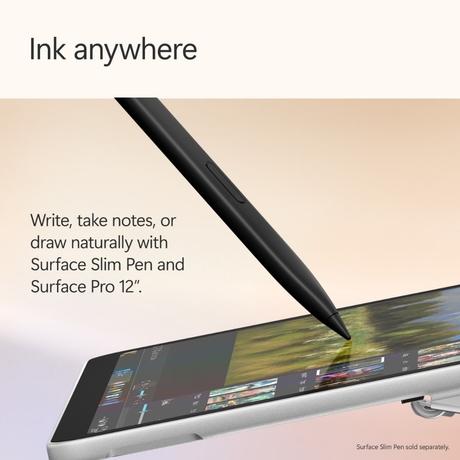 Microsoft Surface Pro 12 EP2-27654 Convertible Laptop (Qualcomm Snapdragon X Plus/16 GB/256 GB SSD/Windows 11 Home/Preloaded Microsoft 365 Apps, Microsoft 365 Family/LCD), 30.48 cm - 12 inch, Platinum-13