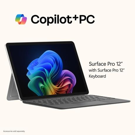 Microsoft Surface Pro 12 EP2-27654 Convertible Laptop (Qualcomm Snapdragon X Plus/16 GB/256 GB SSD/Windows 11 Home/Preloaded Microsoft 365 Apps, Microsoft 365 Family/LCD), 30.48 cm - 12 inch, Platinum-17