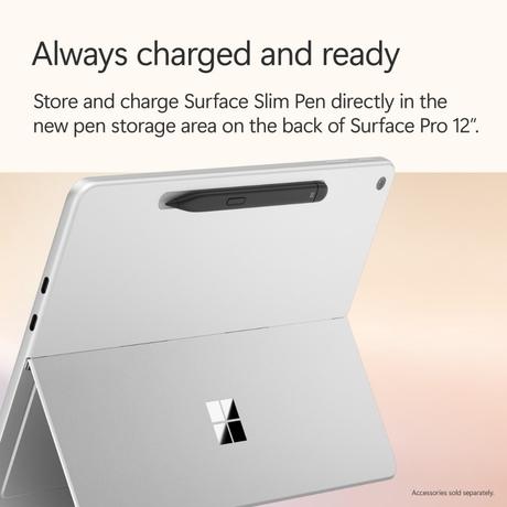 Microsoft Surface Pro 12 EP2-27670 Convertible Laptop (Qualcomm Snapdragon X Plus/16 GB/512 GB SSD/Windows 11 Home/Preloaded Microsoft 365 Apps, Microsoft 365 Family/LCD), 30.48 cm - 12 inch, Platinum-14