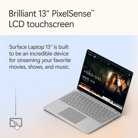 Microsoft Surface EP2-31940 Standard Laptop (Qualcomm Snapdragon X Plus/16 GB/512 GB SSD/Qualcomm Adreno GPU/Windows 11 Home/Preloaded Microsoft 365 Apps/LCD), 33.02 cm - 13 inch, Platinum-8