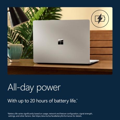 Microsoft Surface 13.8 Windows Laptop (Qualcomm Snapdragon X2 Plus (12 Core)/16 GB/1 TB SSD/Qualcomm Adreno GPU Integrated/Windows 11 Home/MSOffice/LCD), 35.05 cm - 13.8 inch, Platinum-2