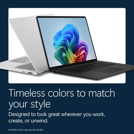 Microsoft Surface 15 Windows Laptop (Qualcomm Snapdragon X2 Elite (12 Core)/16 GB/1 TB SSD/Qualcomm Adreno GPU Integrated/Windows 11 Home/MSOffice/LCD), 38.1 cm - 15 inch, Platinum-4