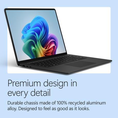 Microsoft Surface 15 Windows Laptop (Qualcomm Snapdragon X2 Elite (12 Core)/16 GB/1 TB SSD/Qualcomm Adreno GPU Integrated/Windows 11 Home/MSOffice/LCD), 38.1 cm - 15 inch, Black-6