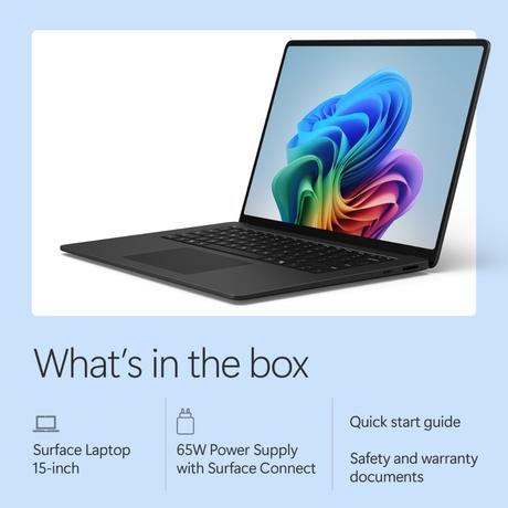 Microsoft Surface 15 Windows Laptop (Qualcomm Snapdragon X2 Elite (12 Core)/32 GB/1 TB SSD/Qualcomm Adreno GPU Integrated/Windows 11 Home/MSOffice/LCD), 38.1 cm - 15 inch, Black-10