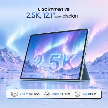 Moto Pad 70 32.25 cm (12.7 Inch) WiFi + 5G Tablet with Pen, 8 GB RAM, 256 GB, Pantone Sea Angel, ZAJC0004IN-3