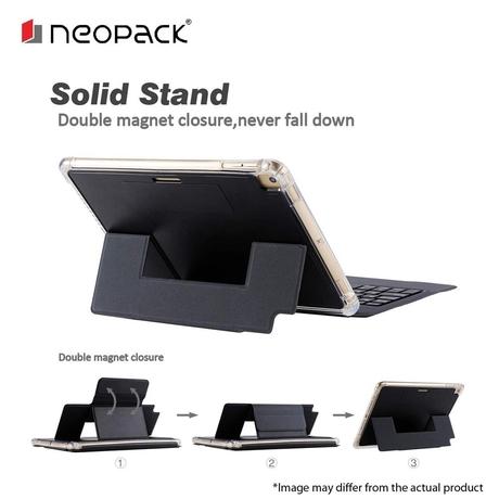 Neopack Tablet Case With Removable Wireless Keyboard for 26.67 cm (10.5 inch) iPad Pro/Air 2019, Black 7PAD10-1