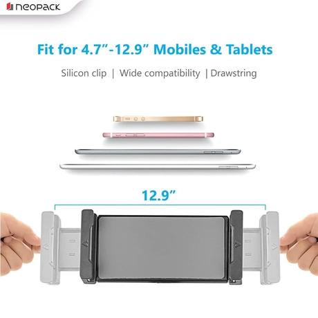 Neopack Unimount Stand with Adjustable Height and 360 Degree Rotating, Black-3