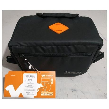 Wildcraft Camera Bag for Nikon Camera with Side Stretch Mesh Pocket, Black, PBGPAC17-1