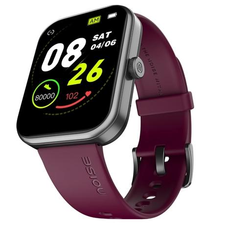 Noise ColorFit Pulse 2 Max Smartwatch, Deep Wine-0