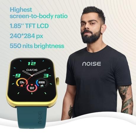 Noise ColorFit Pulse 2 Max Smartwatch, Deep Wine-1