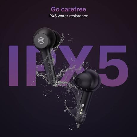 Noise Buds VS201 V3 in-Ear True Wireless Earbuds with 60H of Playtime, Dual Equalizer, Full Touch Control, Mic, Bluetooth v5.1 (Matte Black, TWS)-3