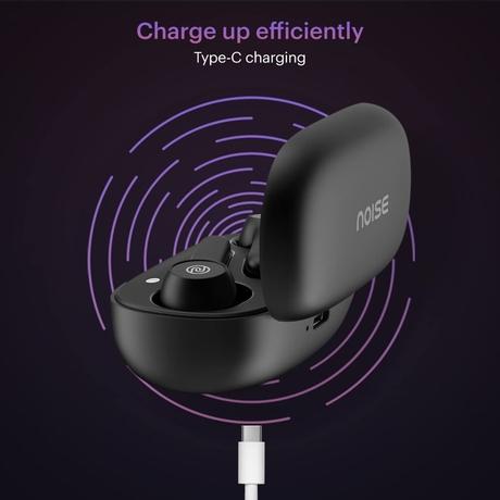 Noise Buds VS201 V3 in-Ear True Wireless Earbuds with 60H of Playtime, Dual Equalizer, Full Touch Control, Mic, Bluetooth v5.1 (Matte Black, TWS)-5