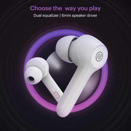 Noise Buds VS201 V3 in-Ear True Wireless Earbuds with 60H of Playtime, Dual Equalizer, Full Touch Control, Mic, Bluetooth v5.1 Ivory White, TWS)-2