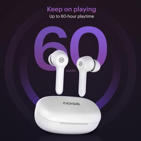 Noise Buds VS201 V3 in-Ear True Wireless Earbuds with 60H of Playtime, Dual Equalizer, Full Touch Control, Mic, Bluetooth v5.1 Ivory White, TWS)-5