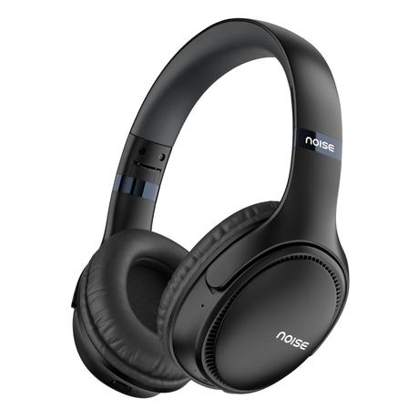Noise Three Wireless Headphone, Upto 70 hrs of playtime, Dual Device Pairing, Gaming Mode, Foldable, 40mm driver, IPX5 Water Resistance, Blutooth v5.3, Charging Indicator, Jet Black-0