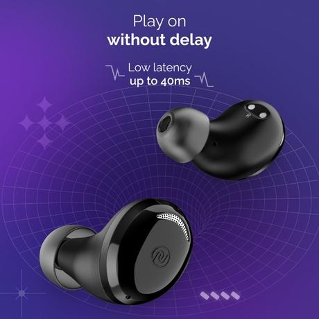 Noise Buds Trance Truly Wireless Earbuds, Upto 45 hrs of playtime, Hyper Sync, IPX5 Water Resistance, Instacharge, Charging Indicator, Immersive and clear sound, Jet Black-5