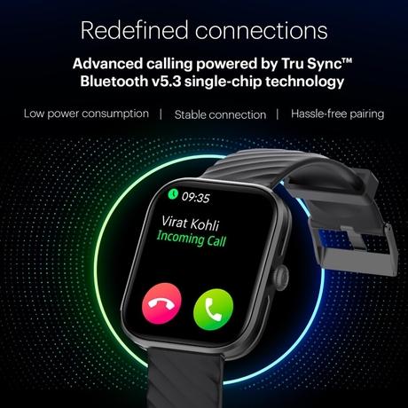 Noise Colorfit Spark Smartwatch with 5.08 cm (2 inch) HD Display, Advanced Bluetooth Calling, Upto 7 Days Battery, 150+ Watch Faces & 100+ Sports Modes, Camera & Music Control (Cobalt Blue)-3