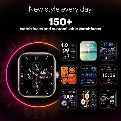 Noise Colorfit Spark Smartwatch with 5.08 cm (2 inch) HD Display, Advanced Bluetooth Calling, Upto 7 Days Battery, 150+ Watch Faces & 100+ Sports Modes, Camera & Music Control (Cobalt Blue)-4