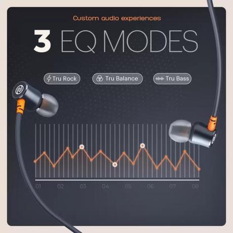 Noise Airwave Bluetooth Wireless Neckband Earphones with Mic, Upto 50 Hours of playtime, Low Latency, IPX5 Water Resistance, 10mm Driver, Voice Assistant, ENC for Calling, 3 EQ Modes, Bluetooth v5.3, Midnight Blue-3