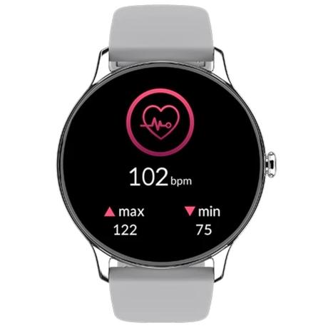 Noise NoiseFit Twist Go Smartwatch, Silver Grey-3