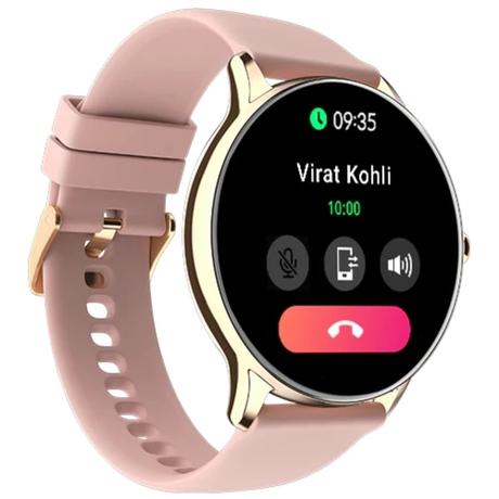 Noise NoiseFit Twist Go Smartwatch, Rose Pink-1