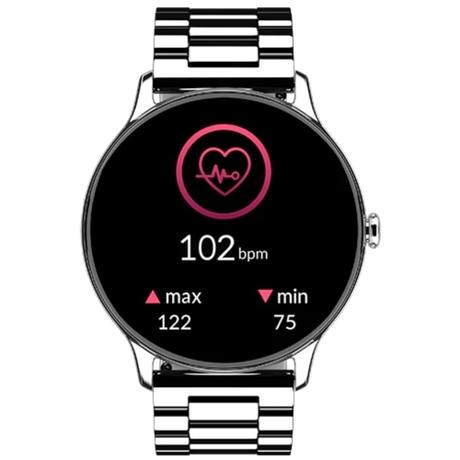 Noise NoiseFit Twist Go Smartwatch, Elite Silver-3