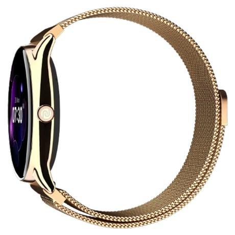 Noise NoiseFit Twist Go Smartwatch, Gold Link-4