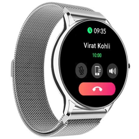 Noise NoiseFit Twist Go Smartwatch, Silver Link-1