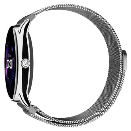 Noise NoiseFit Twist Go Smartwatch, Silver Link-4