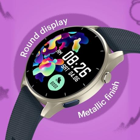 Noise NoiseFit Crew Smart Watch, Midnight Blue-2