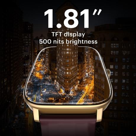 Noise ColorFit Quad Call Smartwatch, Elite Black-1