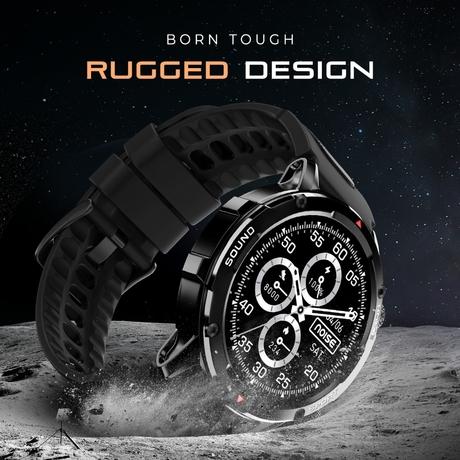 Noise NoiseFit Venture Smartwatch, Jet Black-1
