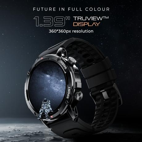 Noise NoiseFit Venture Smartwatch, Jet Black-2