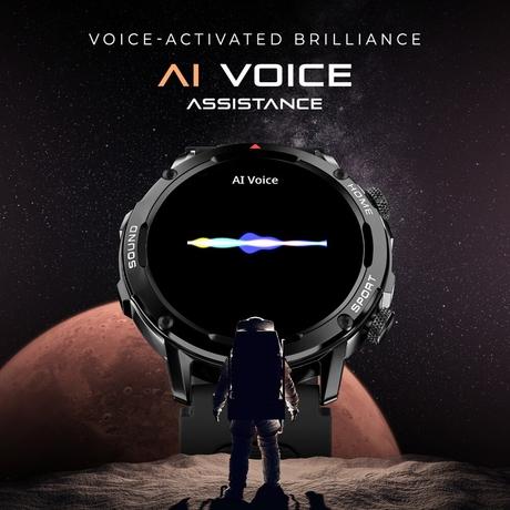 Noise NoiseFit Venture Smartwatch, Jet Black-4