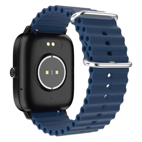 Noise 22 mm Ripple Silicone Smartwatch Strap, Dark Blue-1